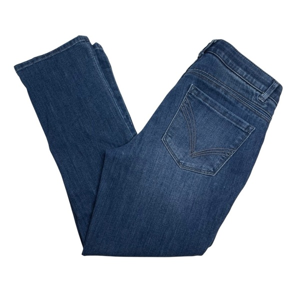 Wit & Wisdom Ab-Solution Luxe Touch High Waist Straight Leg Jeans Cropped Size 4 - Picture 1 of 9
